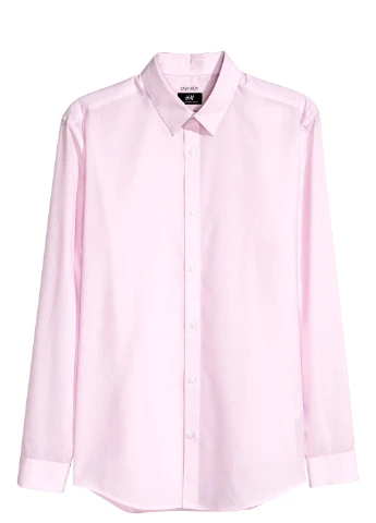Розовая рубашка H&M