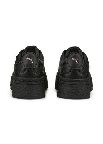Чорні всесезонні кеди mayze stack leather sneakers women Puma