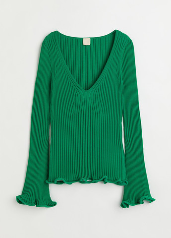 Зелений демісезонний пуловер пуловер H&M