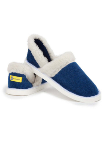Синие комнатные тапочки caramela синие Oldcom