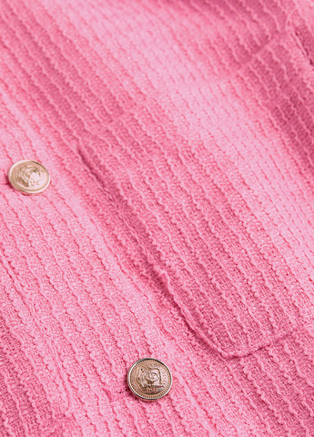 Розовый женский жакет H&M однотонный - демисезонный