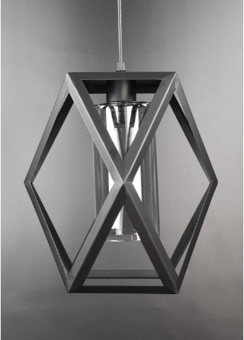 Люстра підвісна стельова в стилі LOFT (лофт) 12172/1-gr Чорний 40х28х28 см. Sunnysky (253630286)
