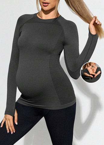 Лонгслів для вагiтних SHEIN (365770042)