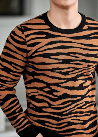 Комбинированный зимний джемпер джемпер SHEIN