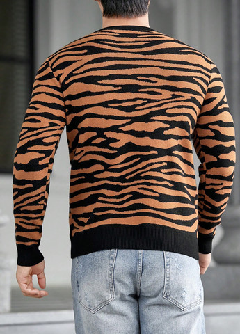 Комбинированный зимний джемпер джемпер SHEIN