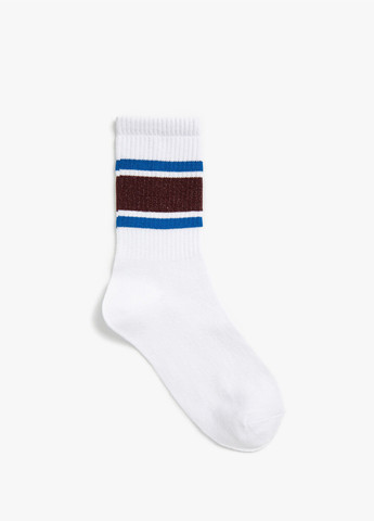 Шкарпетки KOTON смужки білі повсякденні
