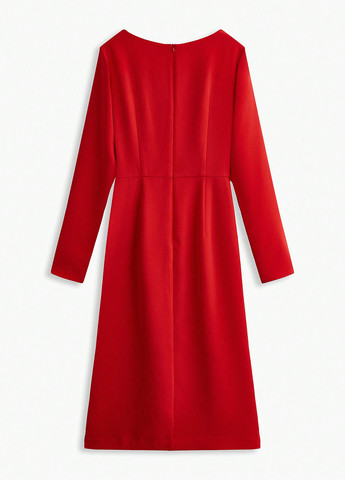 Червона вечірня сукня футляр SHEIN однотонна