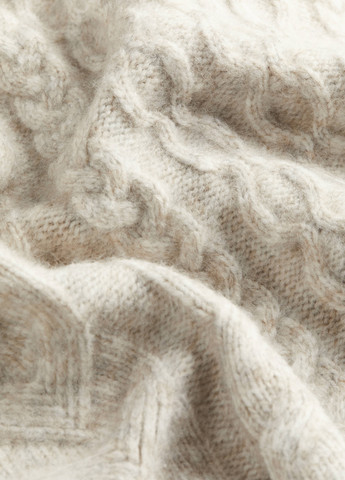 Світло-бежева кежуал платье сукня светр H&M меланжева