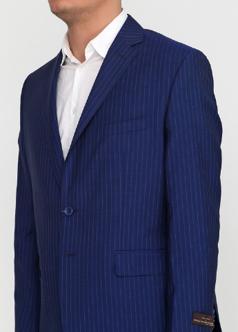 Темно-синий демисезонный костюм (пиджак, брюки) брючный Bagozza