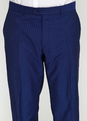 Темно-синій демісезонний костюм (піджак, брюки) брючний Bagozza