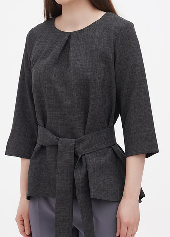 Темно-сіра літня блуза Rebecca Tatti