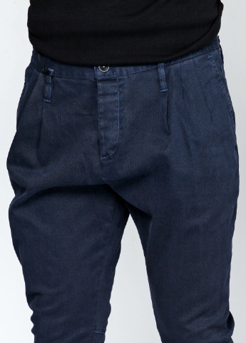 Темно-синие кэжуал демисезонные брюки Takeshy Kurosawa