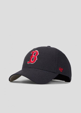Черная кепка Mlb Boston Red Sox с нашивкой 47 Brand (253563801)