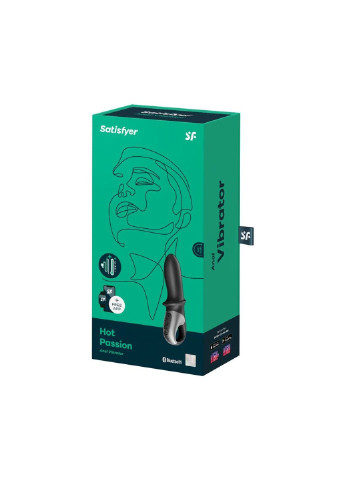 Анальный смарт вибратор с подогревом Hot Passion Satisfyer (254785240)