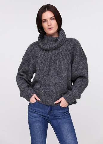 Серый зимний свитер Weekday