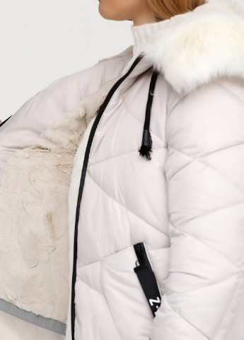 Біла зимня куртка Z Design