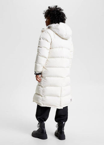 Бежевая зимняя куртка Tommy Jeans