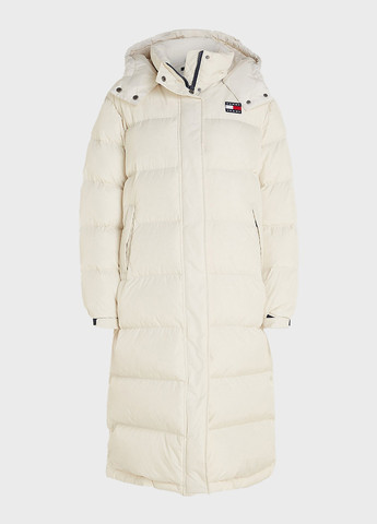 Бежевая зимняя куртка Tommy Jeans