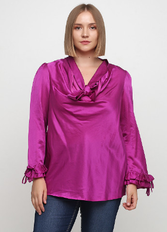 Фуксиновая демисезонная блуза Ashley Brooke