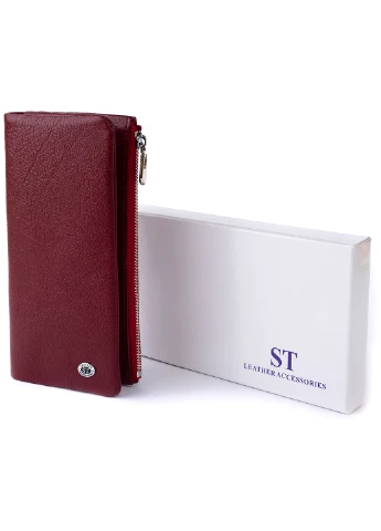 Жіночий шкіряний гаманець 18,5х9х1,5 см st leather (252131497)