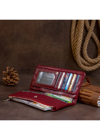 Жіночий шкіряний гаманець 18,5х9х1,5 см st leather (252131497)