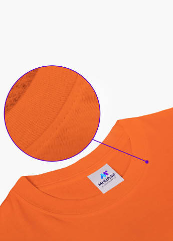 Помаранчева демісезонна футболка дитяча амонг ас (among us) (9224-2431) MobiPrint