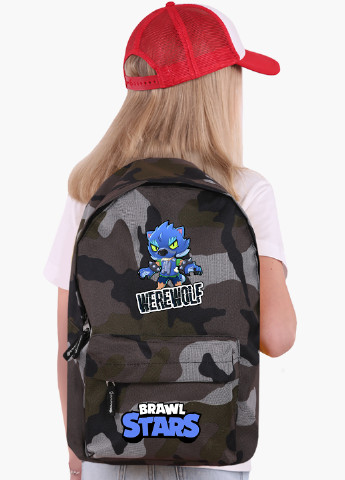 Детский рюкзак Леон Волк Оборотень Бравл Старс (Leon Wolf Werewolf Brawl Stars) (9263-1014) MobiPrint (217375023)