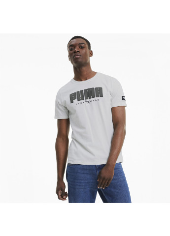 Сіра футболка Puma ATHLETICS Tee
