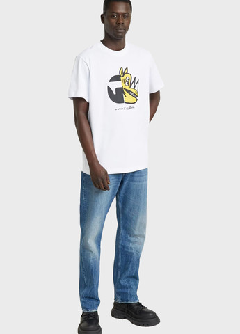 Біла футболка G-Star Raw