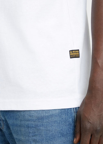 Біла футболка G-Star Raw