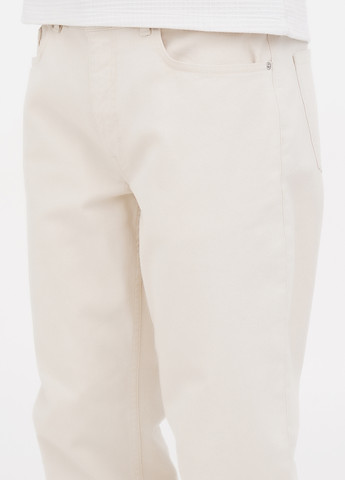 Светло-бежевые кэжуал демисезонные зауженные брюки Minimum