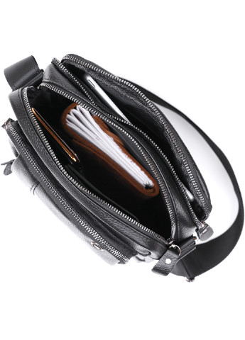 Чоловіча шкіряна дорожня сумка 21х27х9 см Vintage (253490740)