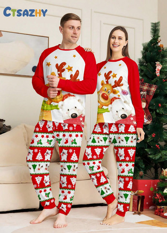 Комбінована зимня піжама (реглан, штани) SHEIN