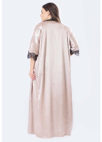 Комбинированный демисезонный комплект халат + майка + шорты Ghazel