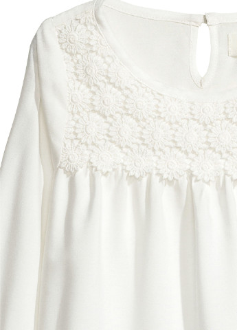 Белая блузка H&M демисезонная