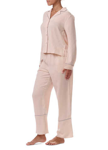 Бежева всесезон піжама (сорочка, штани) світшот + брюки Tommy Hilfiger