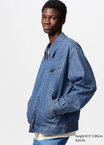 Синя демісезонна куртка Uniqlo