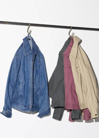 Синя демісезонна куртка Uniqlo