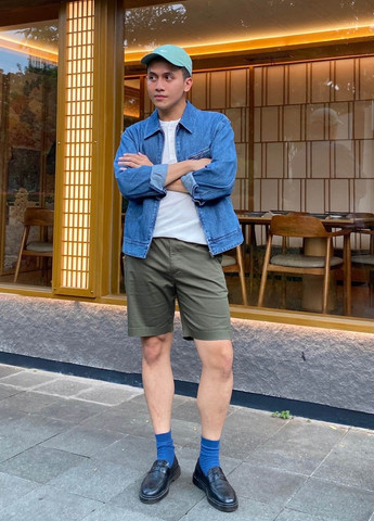 Синя демісезонна куртка Uniqlo