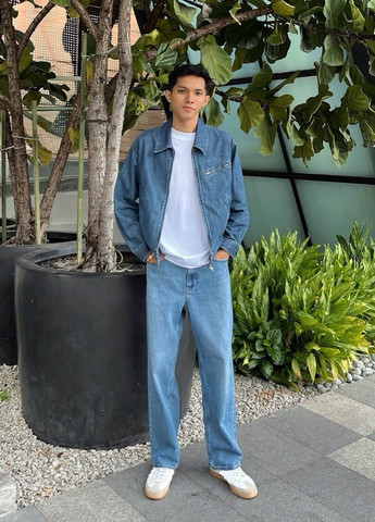 Синя демісезонна куртка Uniqlo