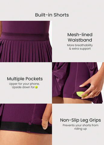 Комбинезон SHEIN комбинезон-шорты логотип сливовый спортивный полиэстер, трикотаж