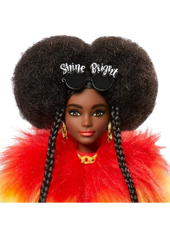 Кукла Barbie Extra Doll #1 Барби Экстра в накидке радужной расцветки (GVR04) Mattel (255665277)