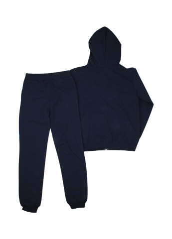 Темно-синий демисезонный костюм (толстовка, брюки) брючный Breeze