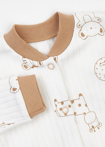 Бежевый демисезонный комплект (кофта, брюки) Ляля