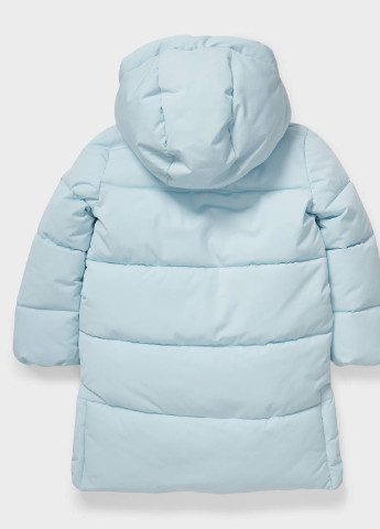 Голубая зимняя зимняя куртка для девочки C&A