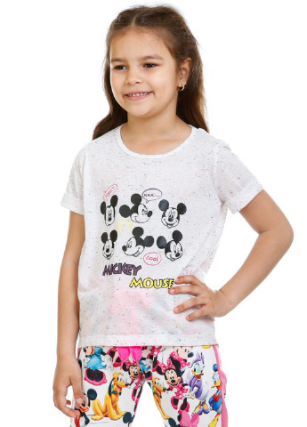 Кремова літня футболка з коротким рукавом Kids Couture