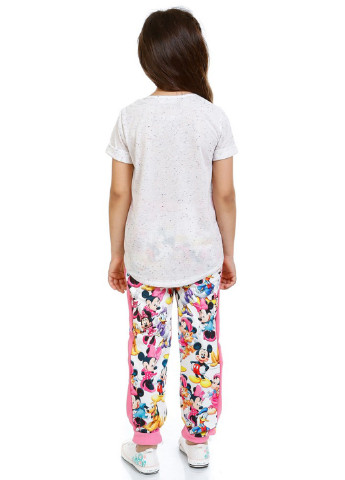 Кремовая летняя футболка с коротким рукавом Kids Couture