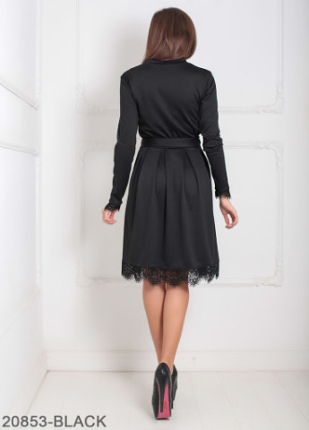 Чорна кежуал жіноче плаття подіум kallagis Podium однотонна