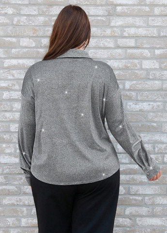 Срібна блуза SHEIN