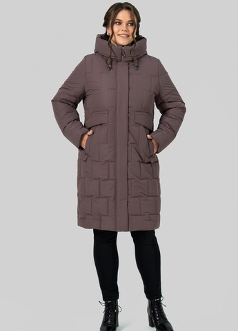 Кавова зимня куртка A'll Posa